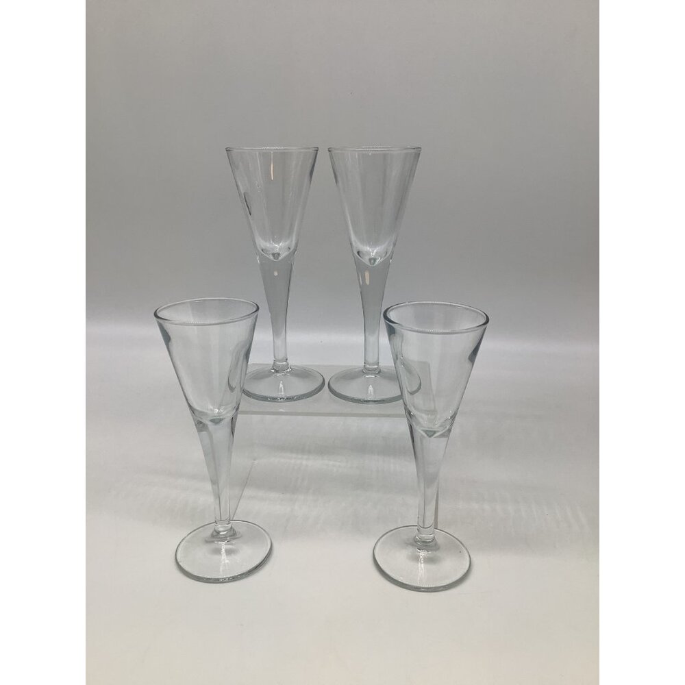 Vintage Crystal Cordial Glasses Set Of 4